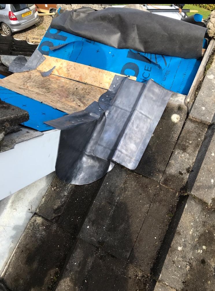 Completed roof repair by DH Roofing Contractors